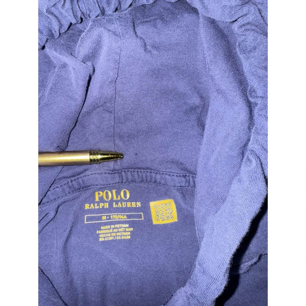 Polo Ralph‎ Lauren Hooded T Shirt Men Medium Small Pony Nautical Classic Preppy